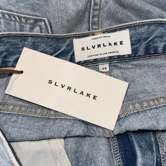NWT SLVRLAKE Beatnik High Rise Slim Fit in Crosby Size 28 Revolve - Picture 12 of 14